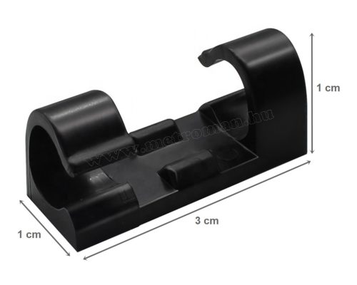 Öntapadós kábel rendező szett Kábeltartó MG702D