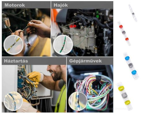 Vízálló óngyűrűs hőre zsugorodó csatlakozó készlet MG713-120