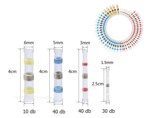 Vízálló óngyűrűs hőre zsugorodó csatlakozó készlet MG713-120