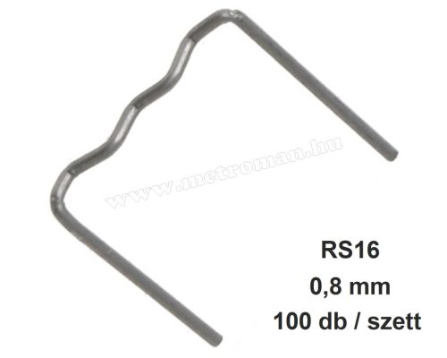 Kapocs műanyag hegesztő pisztolyhoz RS16 100 db MG713C