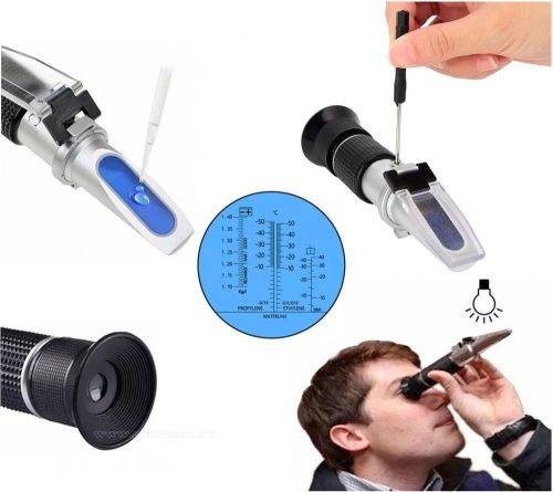 Refraktométer, optikai fagyálló, akkusav mérő MG756