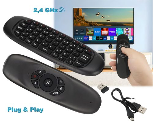 Vezeték nélküli mini billentyűzet Egér és  Távirányító MG83C