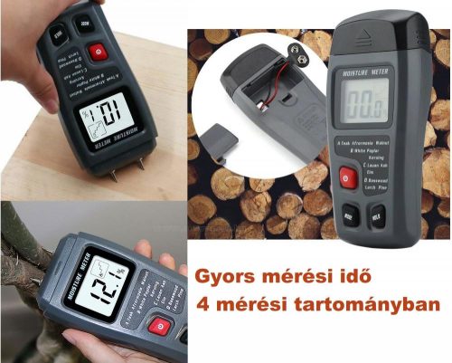Digitális fa nedvességmérő MG90A