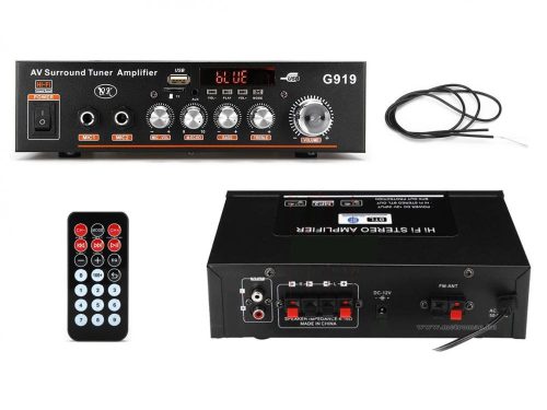 Mini hordozható és autós Karaoke erősítő USB/SD/MP3 és Bluetooth zenelejátszóval MG-919BT