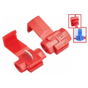   DC kábel összekötő gyorscsatlakozó 10 db-os csomag Piros MG937