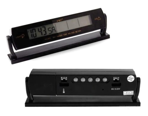 Digitális autós külső-belső hőmérő és feszültség mérő MAG97B