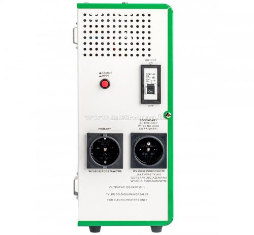 Direkt napelem inverter elektromos fűtéshez és vízmelegítőkhöz GreenBoost MPPT 3000 SOLAR