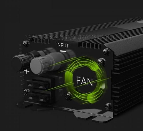 Feszültségátalakító, inverter, 12/230V 500/1000 Watt Green Cell MGC03-500W-12V