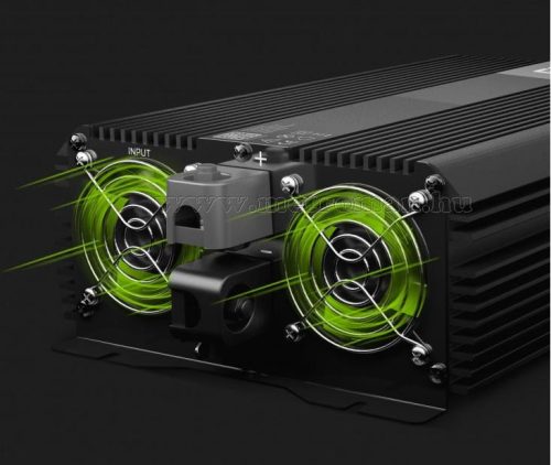Nagyteljesítményű Feszültségátalakító inverter 12/230V 3000/6000 Watt Green Cell MGC12-3000W-12V