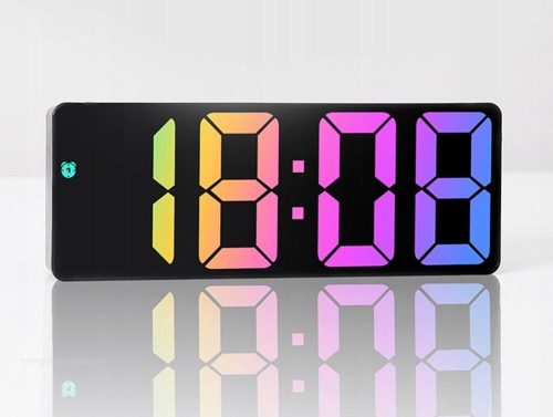 RGB LED asztali óra Ébresztőóra MGH0712