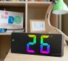 RGB LED asztali óra Ébresztőóra MGH0712