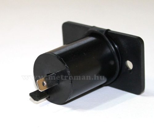 Beépíthető szivargyújtó csatlakozó aljzat, gumi kupakkal