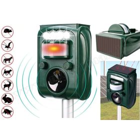   Ultrahangos, napelemes Multi Frekvenciás kisállat riasztó MH-501 Solar