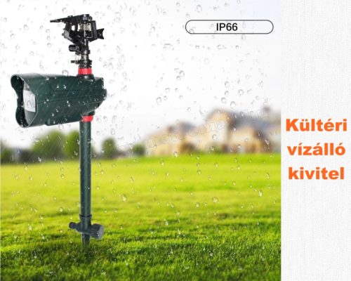Vízsugaras mozgásérzékelős kisállatriasztó MH507