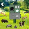 Napelemes akusztikus és ultrahangos állatriasztó, Nyest Kutya Macska Vad és Madár riasztó MH-588-PRO Solar
