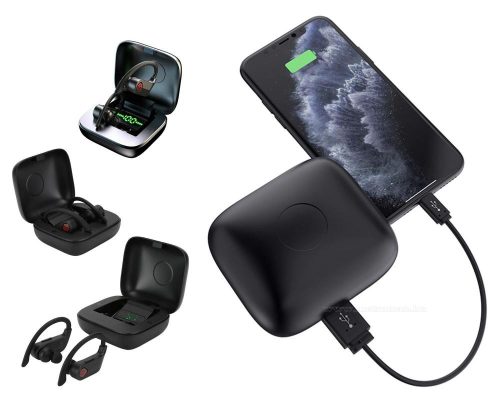 Vezeték nélküli Bluetooth fülhallgató és Powerbank MHBQ-PRO-BT
