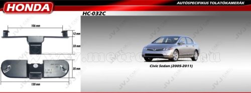 Honda tolatókamera, JVJ HC-032C