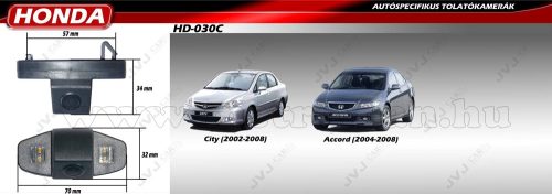 Honda tolatókamera, GT-0518