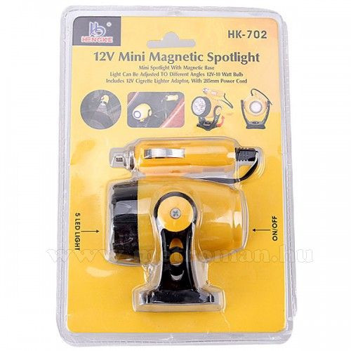 Autós mágneses mini LED lámpa HK-702