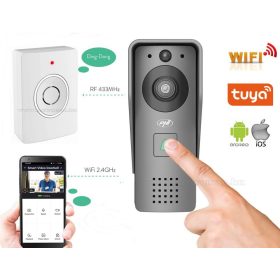   Wifi IP Android, iOS Okos vezeték nélküli Video kaputelefon HOUSE910-WIFI TUYA SMART