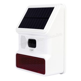   Vezeték nélküli napelemes sziréna SafeHouse MHS006-433MHz