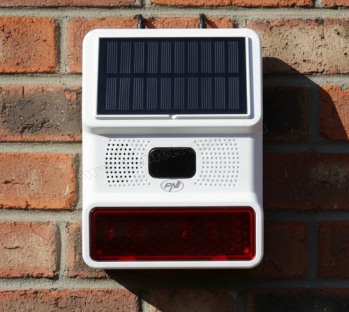 Vezeték nélküli napelemes sziréna SafeHouse MHS006-433MHz