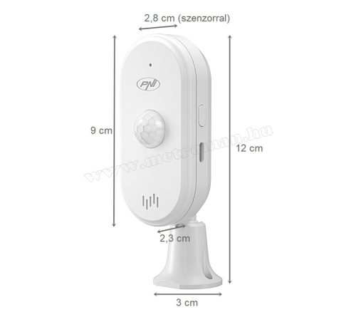 WiFi okos PIR mozgásérzékelő riasztó hangjelzéssel TuyaSmart MHS401