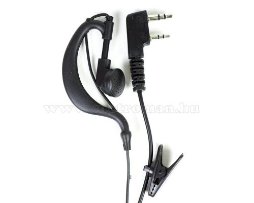 Walkie Talkie PMR rádió headszett "Kenwood" típusú 2 tűs csatlakozóval MHS82