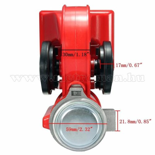 Autós elektromos kompresszoros hajókürt HT119/12V