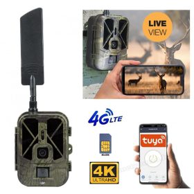  4G SIM kártyás vadkamera élőképpel és SD kártyás felvétellel Hunting 550C-4G TuyaSmart