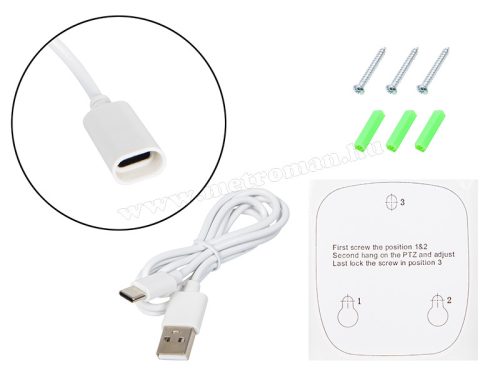 Vezeték nélküli kültéri Wifi kamera MI-302-FHD-PTZ Wifi iCSee