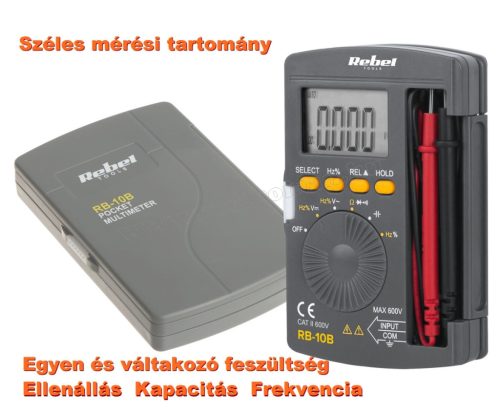 Hordozható digitális multiméter REBEL RB-10B