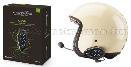 Motoros Bluetooth kihangosító és headszett, Interphone LINK Twin Pack