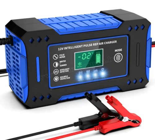 Intelligens automata impulzus akkumulátor töltő, csepptöltő 12 Volt 6 Amper MIU126-PULSE