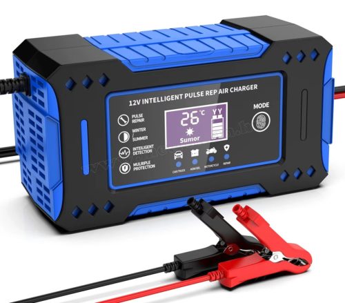Intelligens automata impulzus akkumulátor töltő, csepptöltő 12 Volt 6 Amper MIU126-PULSE