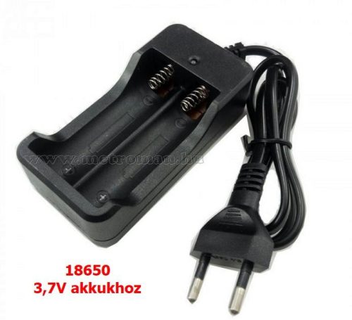 Akkumulátor töltő 2 db 18650 akkuval MJ3009-2X18650