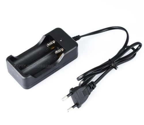 Akkumulátor töltő 2 db 18650 akkuval MJ3009-2X18650