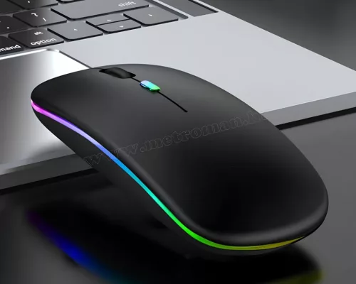 Vezeték nélküli optikai egér RGB LED világítással MK211A