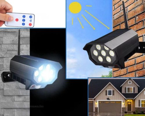 Álkamera formájú Napelemes LED lámpa MK333SOL