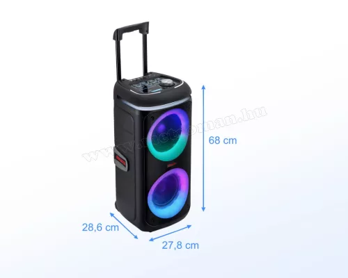 AIWA hordozható Bluetooth Party Karaoke hangfal KBTUS-480