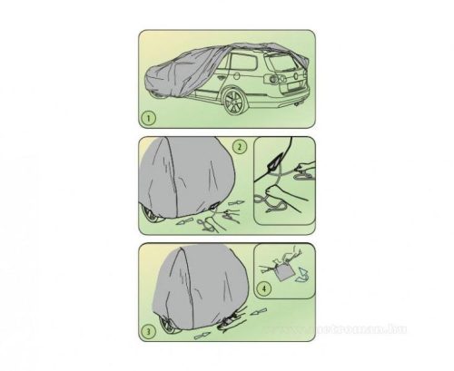 Autó takaró ponyva, KEGEL Hatchback Mobil garázs S3 KEG4100