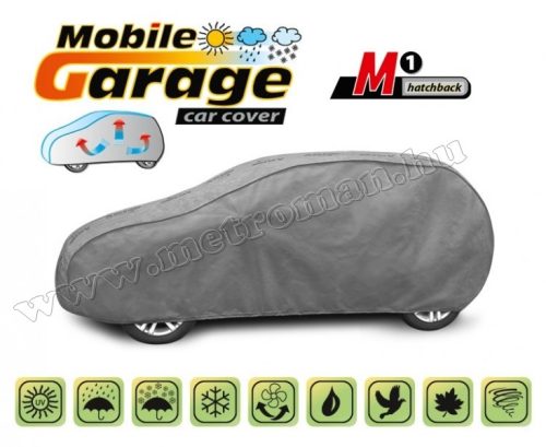 Autó takaró ponyva, Mobil garázs Hatchback M1  Kegel 355-380 cm