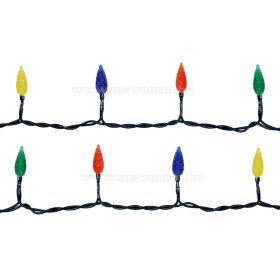   Karácsonyi Retró LED égősor, Fényfüzér, KIL 40/M Színes