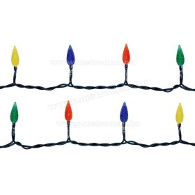   Karácsonyi Retró LED égősor, Fényfüzér, KIL 40/M Színes