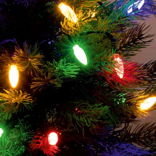 Karácsonyi Retró LED égősor, Fényfüzér, KIL 40/M Színes