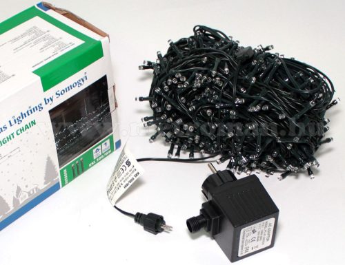 Karácsonyi kültéri LED égősor, Fényfüzér, KKL 1000/WH Hideg fehér