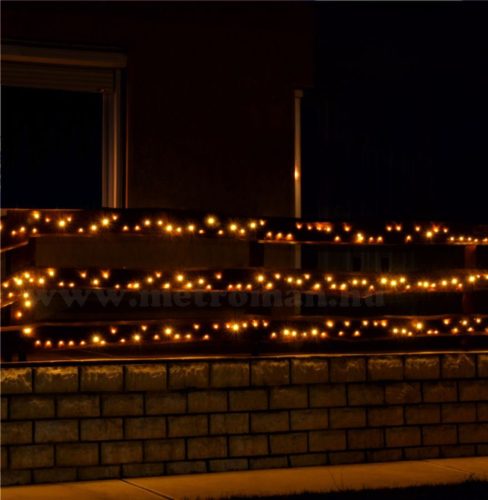 Karácsonyi kültéri LED égősor, Fényfüzér, KKL 1000/WW Meleg fehér