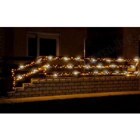   Karácsonyi, kültéri LED-es égősor, fényfüzér, sziporkázó KKL 200F/WH