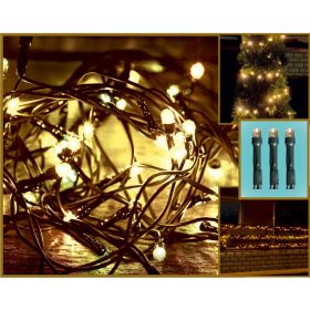   Karácsonyi kültéri melegfehér LED égősor, Fényfüzér,  KKL 500CWW 