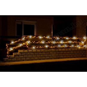   Karácsonyi kültéri LED-es égősor, fényfüzér, sziporkázó KKL 500F/WH